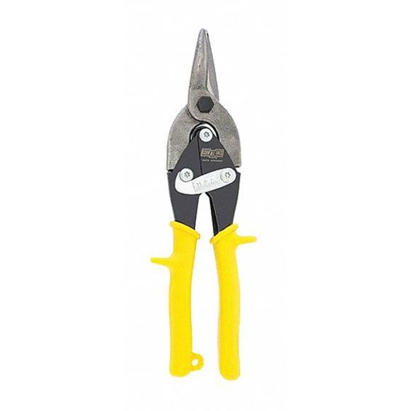 Channellock Aviation Snip, Straight, 10", Straight, 9.88", Forged Molybdenum Alloy Steel, M2 Alloy Steel Blade 610AS