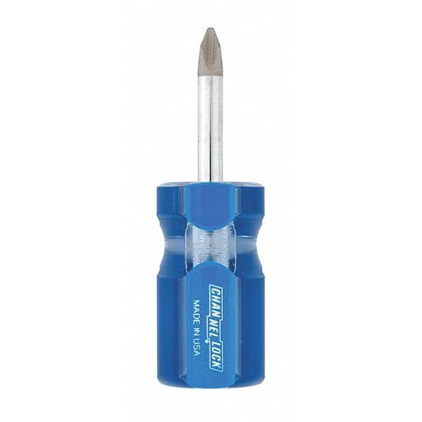 Channellock Phillips Stubby Screwdriver, #2 x 1.5" Phillips #2 P201A