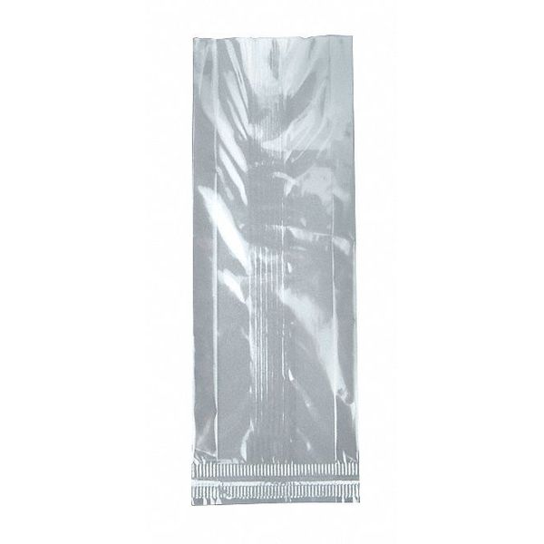 Value Brand Gusseted Cellophane Bags, 2 1/2 x 3/4 x 6 1/2", PK2000 E-7190