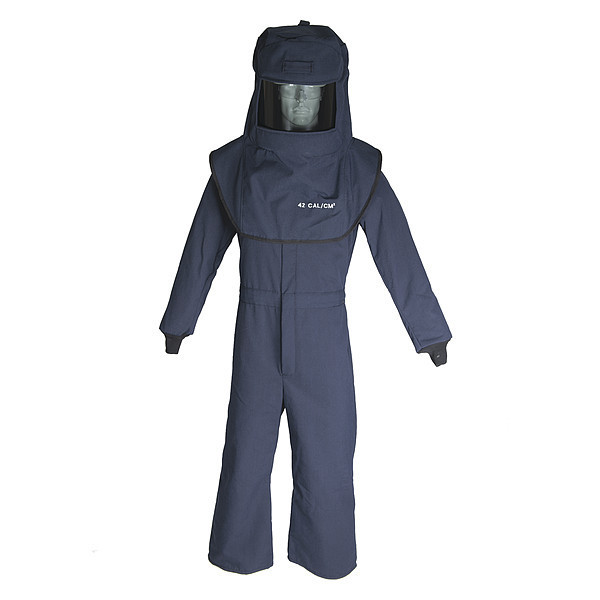 Oberon LNS4™ Series Arc Flash Hood & Coverall Suit Set XL LNS4A-XL