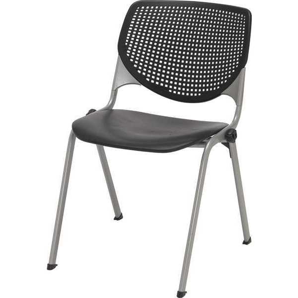 Kfi Poly Stack Chair, w/Perforated Back 2300-P10