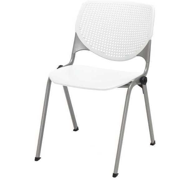 Kfi Poly Stack Chair, w/Perforated Back 2300-P08