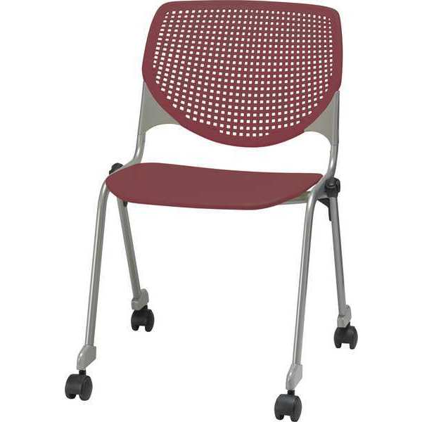 Kfi Poly Stack Chair, w/Perforated Back CS2300-P07