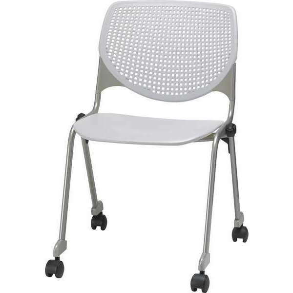 Kfi Poly Stack Chair, w/Perforated Back CS2300-P13