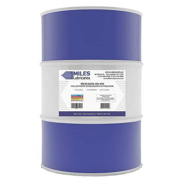 Miles Lubricants Full Synthetic Cutting Fluid, 55 gal. MM2000901