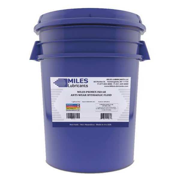 Miles Lubricants 5 gal. Pail, Anti-Wear Hydraulic Fluid, 68 ISO Viscosity M001001103