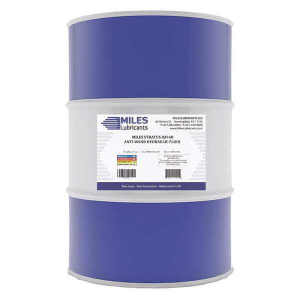 Miles Lubricants 55 gal. Drum, Anti-Wear Hydraulic Fluid, 68 ISO Viscosity M0010011501