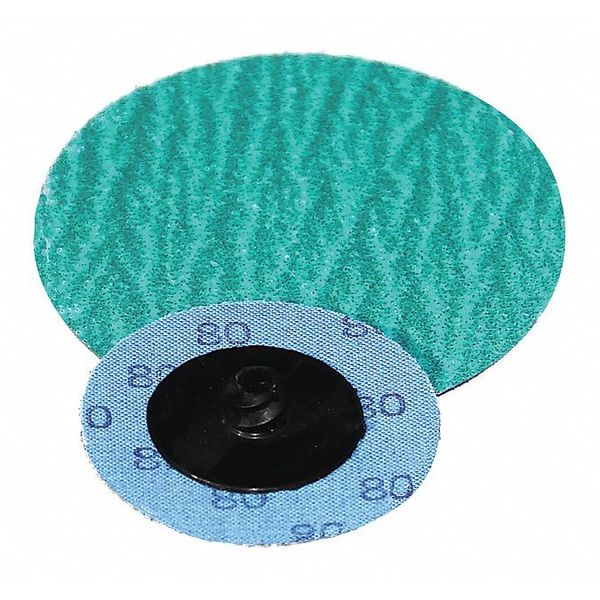 Superior Abrasives Coated QCD, Zirc GA, 2", Type S, Grit 120 A015429