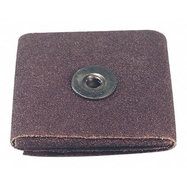 Superior Abrasives Square Pad, 1.5x1.5x3/8, A/O, Grit 60 A022880