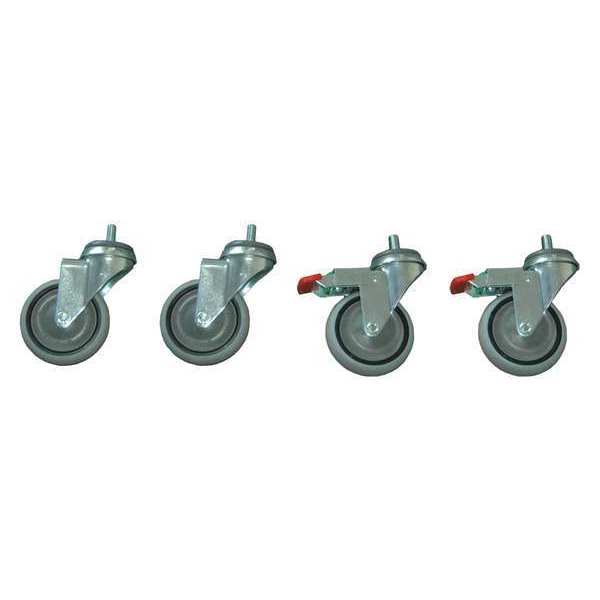 Non-ESD Caster Set for Workstation, 4