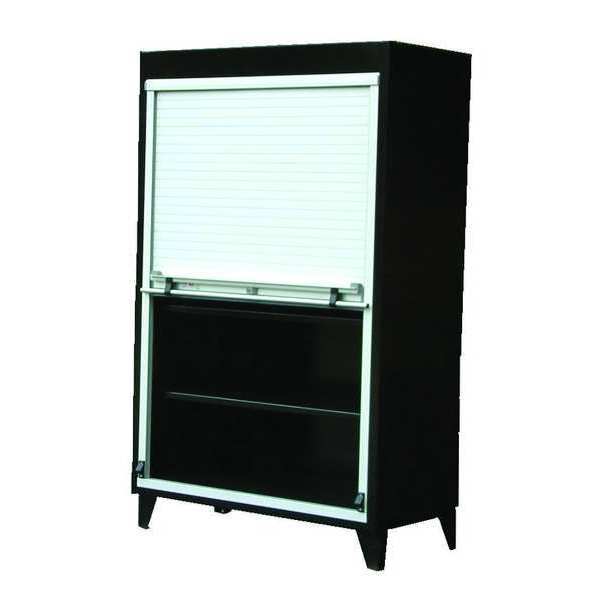 Strong Hold 12 ga. Steel Storage Cabinet, 48 in W, 78 in H, Stationary 46-RUDD-244