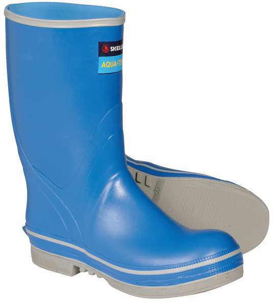 Skellerup Size 12 Men's Steel Insulated Boots, Blue FSP212