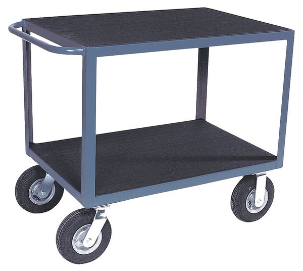 Jamco Instrument Cart with Flush Metal Shelves, Steel, Flat, 2 Shelves, 1,200 lb AB236Z800GP