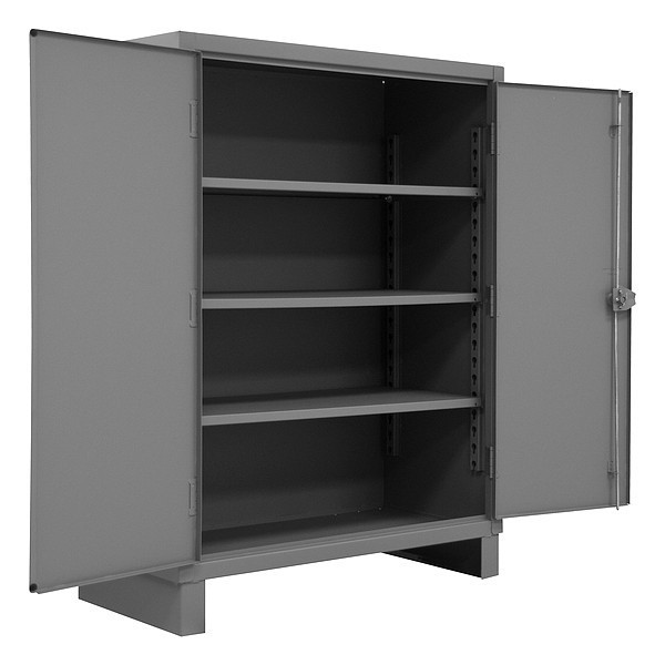 Durham Mfg 12 ga. ga. Steel Storage Cabinet, 48 in W, 66 in H, Stationary HDC-244866-3S95