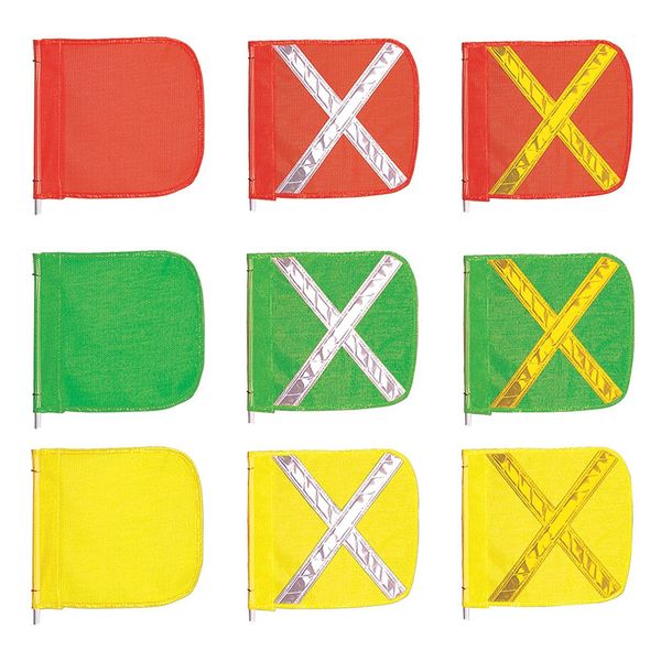 Checkers Replacement Flag, Reflexite X, Green FS8025-16-G