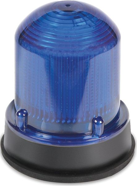 Edwards Signaling Warning Light, LED, 120VAC, Blue, 65 FPM 125XBRZB120AB