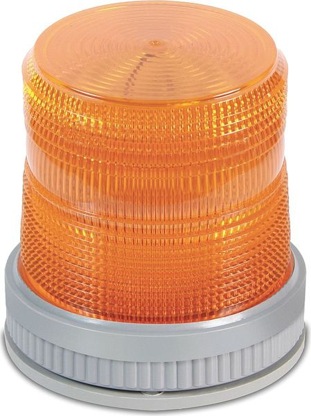Edwards Signaling Warning Light, LED, 24VDC, Amber, 65 FPM 105XBRMA24D