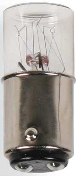 Edwards Signaling Miniature Incandescent Bulb, 5W, 240V 2705W240V