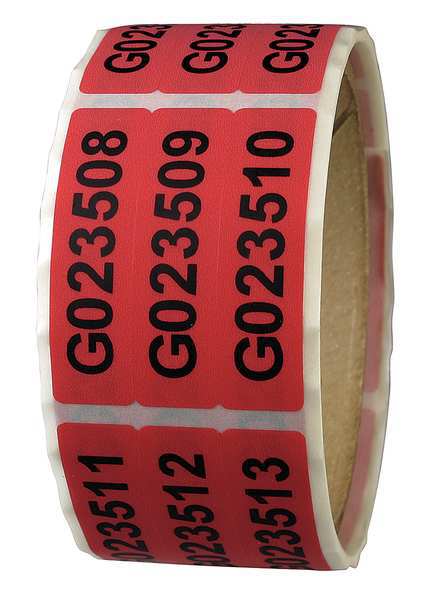 Novavision Tamper-Evident Tape, 1/2Inx1-7/8In, PK250 XSG21-35RESN-250