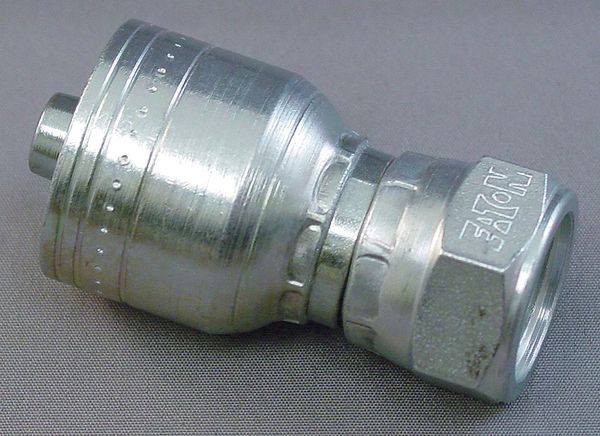 Eaton Aeroquip Fitting, BSPP, Straight, G 3/8 (3/8 In-19) 1A6BF4