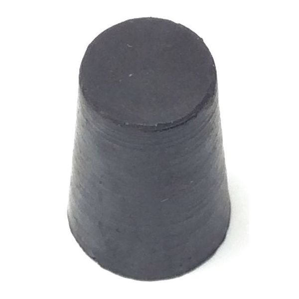Zoro Select Stopper, 18mm, Rubber, Black, PK181 000-004