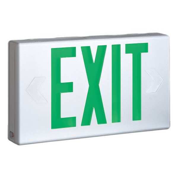 Cooper Lighting Exit Sign, Less Than 1.0W, Red, 1 or 2 LPX7