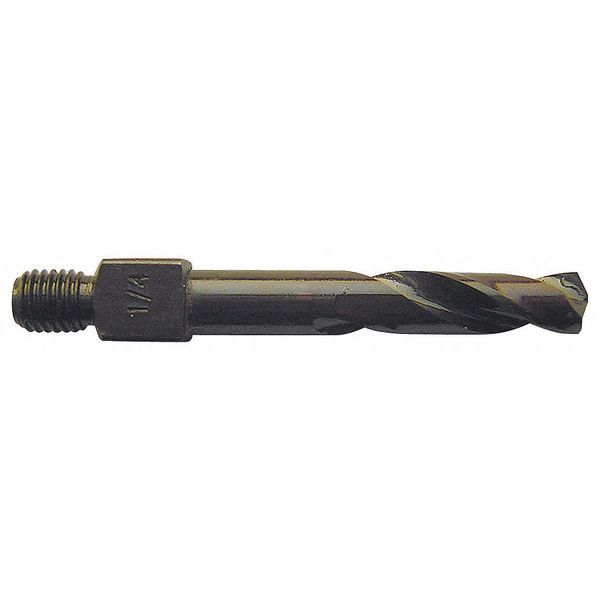 Zoro Select Cobalt Threaded Shank Drill, Short, 13/64 16W798