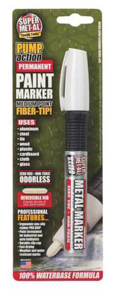 Super Met-Al Marker Industrial Marker, Medium Tip, Black Color Family, Ink 07103