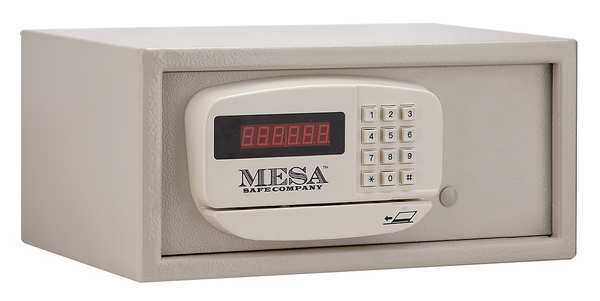 Mesa Safe Co Hotel Safe, 0.4 cu ft, 25 lb, Not Rated Fire Rating MH101