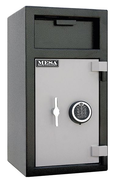 Mesa Safe Co Depository Safe, with Electronic 122 lb, 1.3 cu ft, Steel MFL2714EILK