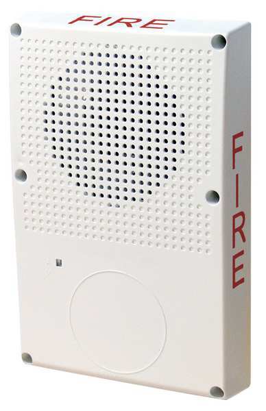 Edwards Signaling Outdoor Speaker, Marked Fire, White WG4WF-S