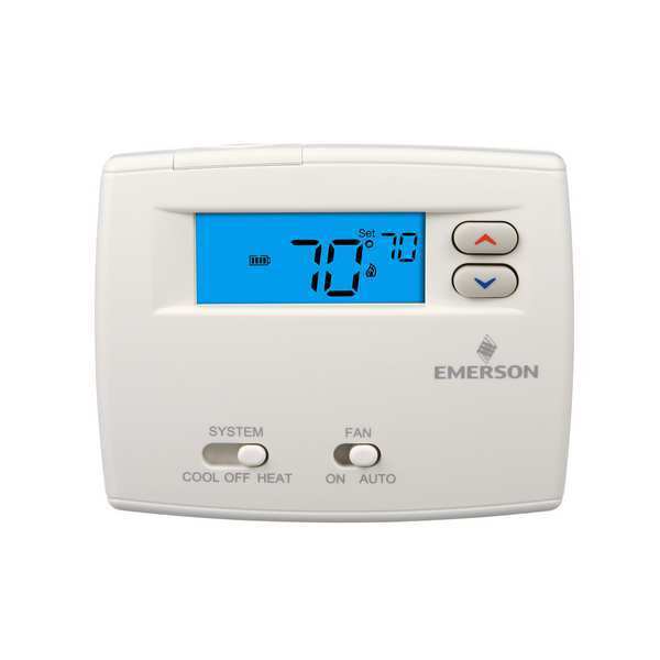 Low Voltage Thermostat, 1 H 1 C, Hardwired/Battery, 24VAC