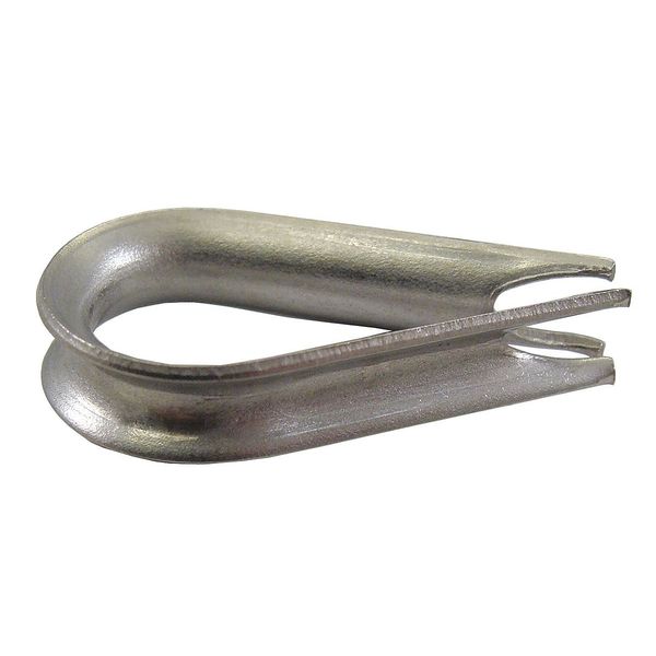 Loos Wire Rope Thimble, 3/16 In, 302/304 SS AN100-C6