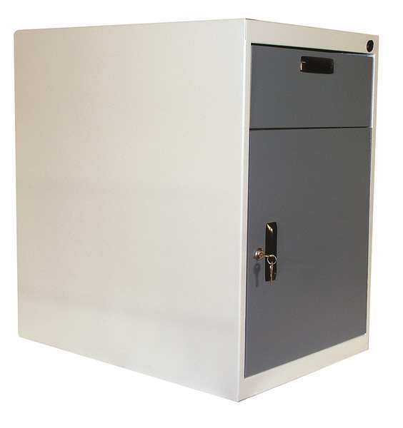 Pro-Line Cabinet Pedestal, 26Wx26Dx26H, White/Blue C1-6-SDR26-627-607