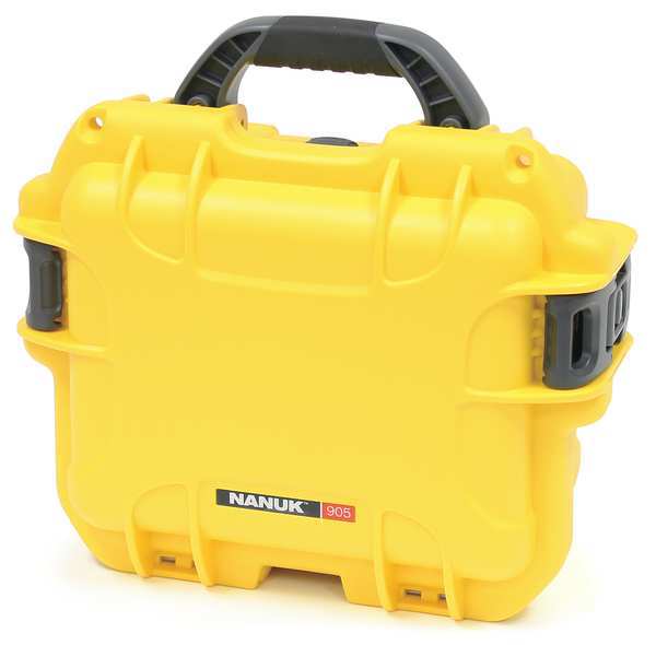 Nanuk Cases Yellow Protective Case, 12-1/2"L x 10.1"W x 6"D 905S-000YL-0A0