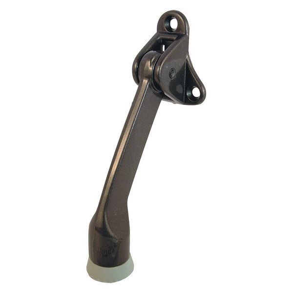Primeline Tools Door Holder, 4 in., Zinc Diecast, Bronze-Plated Finish, Drop Down Type (Single Pack) MP4533