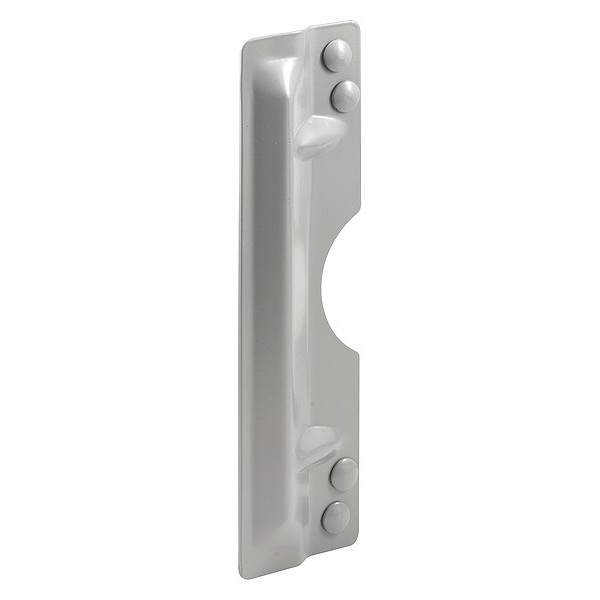Primeline Tools Out Swinging Door Latch Protector, Gray Finish (Single Pack) MP4585