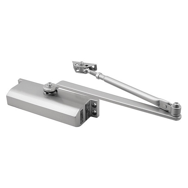 Primeline Tools Hydraulic Door Closer, Medium Duty #3, Rack and Pinion Operation, Aluminum (Single Pack) MP4611