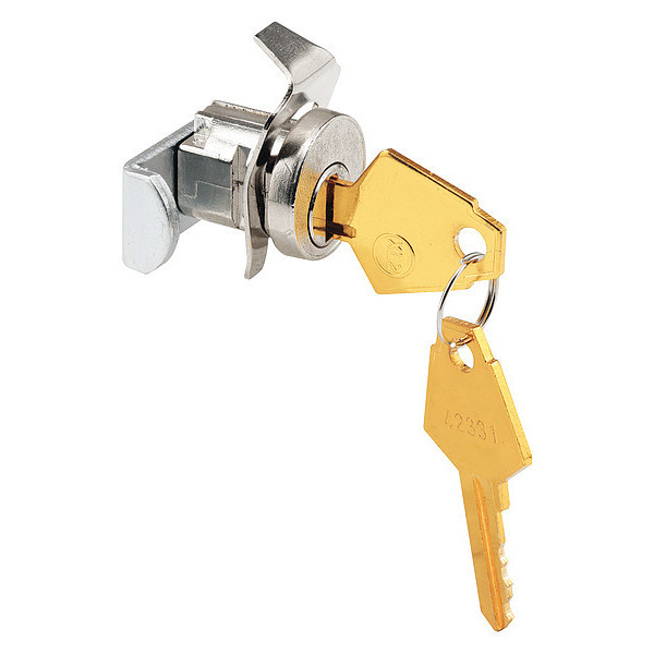 Primeline Tools Mail Box Lock, 5 Pin, Counter Clockwise, Cutler, Nickel, NA14 Keyway (Single Pack) MP4321