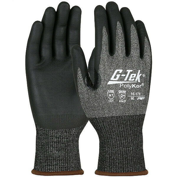 G-Tek Polykor Cut Resistant Glove, PK 12 16-378/XL