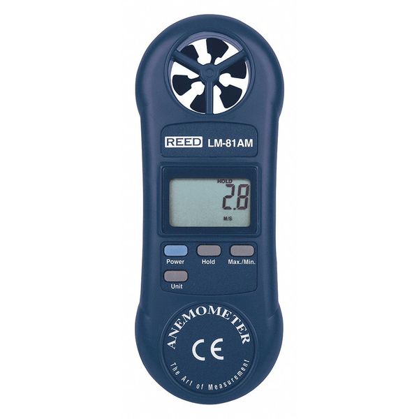 Reed Instruments Compact Vane Anemometer LM-81AM