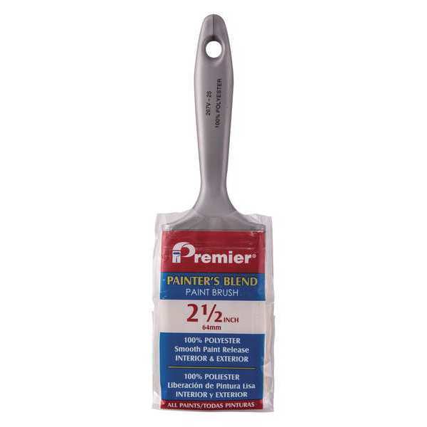 Premier 2-1/2" Varnish Paint Brush, Polyester Bristle, Plastic Handle, 12 PK 267V-25