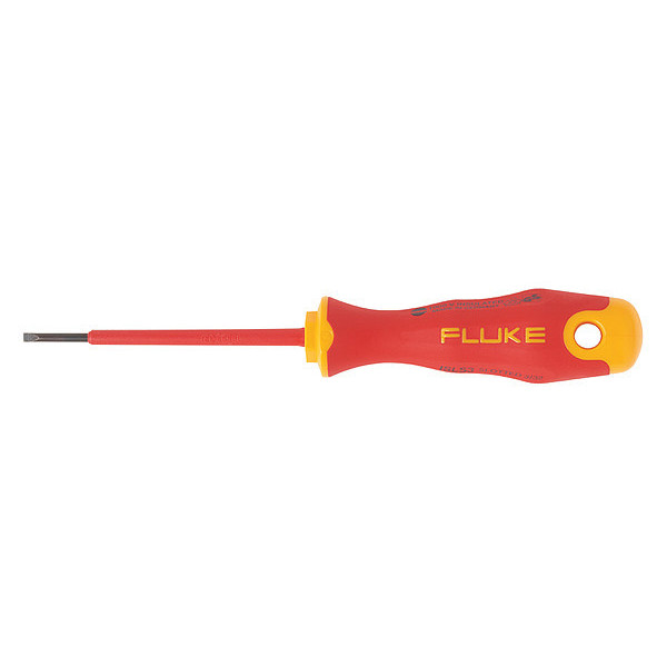 Fluke Insulated Slotted Screwdriver 3/32 in Round ISLS3