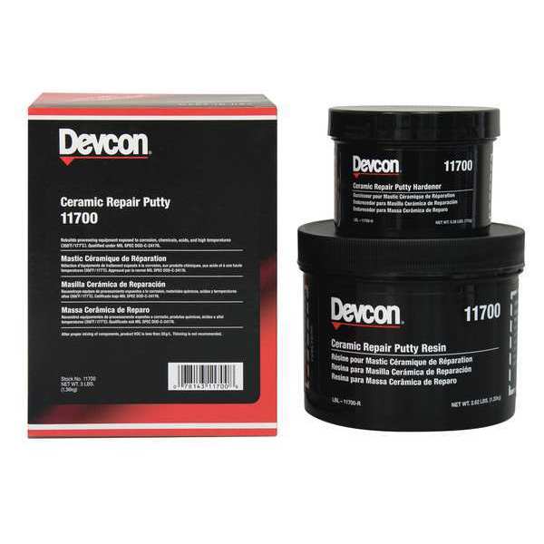 Devcon Putty, Ceramic, 3 lb. , Can , 3 lb. , Blue , 16 hr. 11700