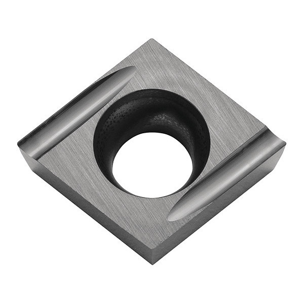 Kyocera Diamond Turning Insert, Diamond, 3/8", 80  Degrees, 0.0039" CCGT32502FLUKW10