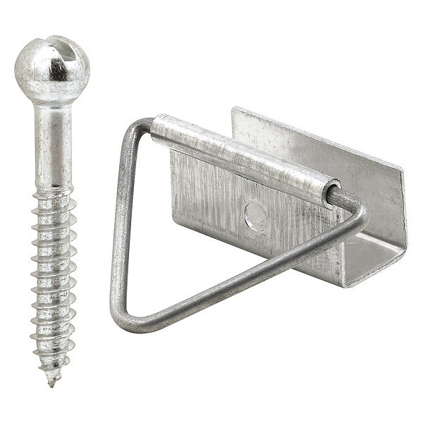 Primeline Tools Bail Latches and Screws, Use With 7/16 in. Thick Screen Frames, Aluminum (6 Pack) MP5552