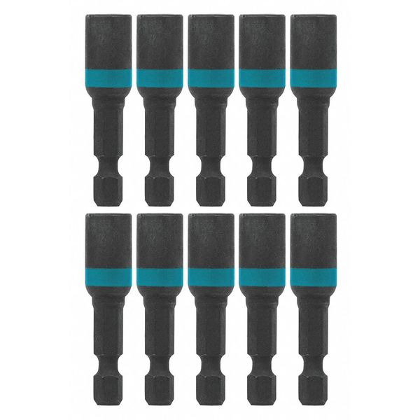 Makita Magnetic, Nut Driver, 1/4"X1-3/4", PK10 A-97106