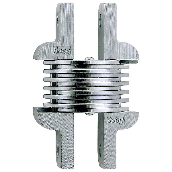 Soss Concealed Hinge, Zamac/Steel Material, PR 106US26D