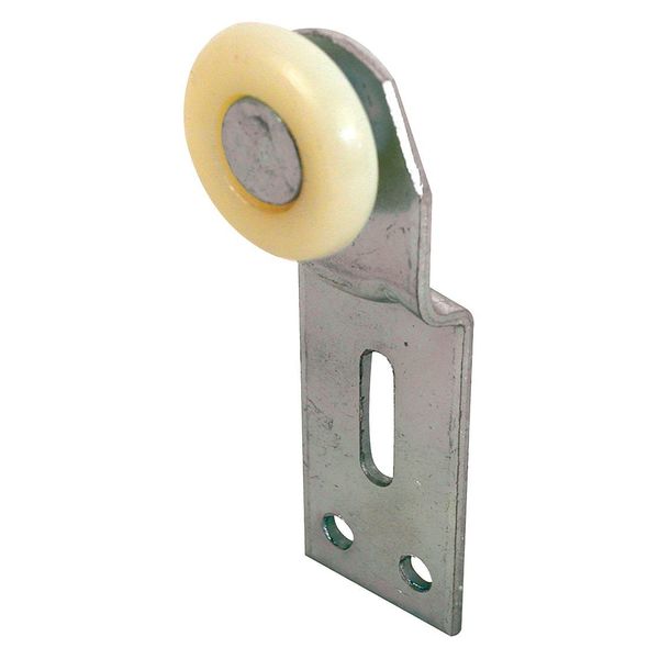 Primeline Tools Closet Door Roller, Front, 1/4 in. Offset, 1 in. Nylon Wheel (2 Pack) MP6512