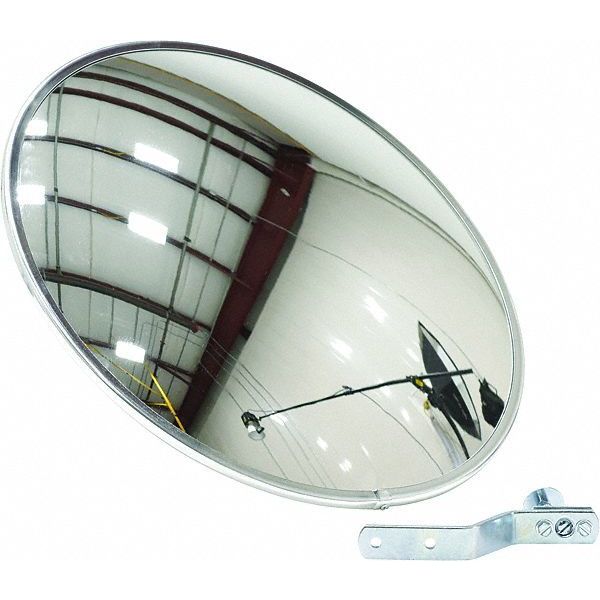 Vestil Industrial Round Acrylic Mirror, 18" dia. CNVX-18